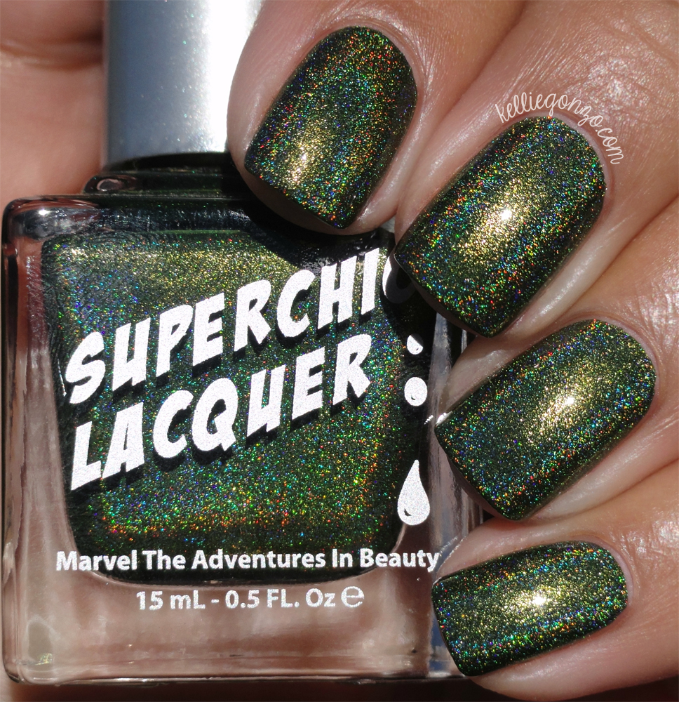 KellieGonzo SuperChic Lacquer Urban Dictionary Collection Swatches