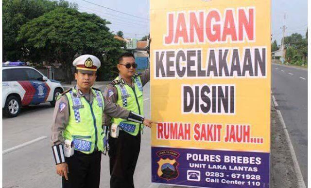 Peringatan yang lucu tapi sekaligus bikin waspada