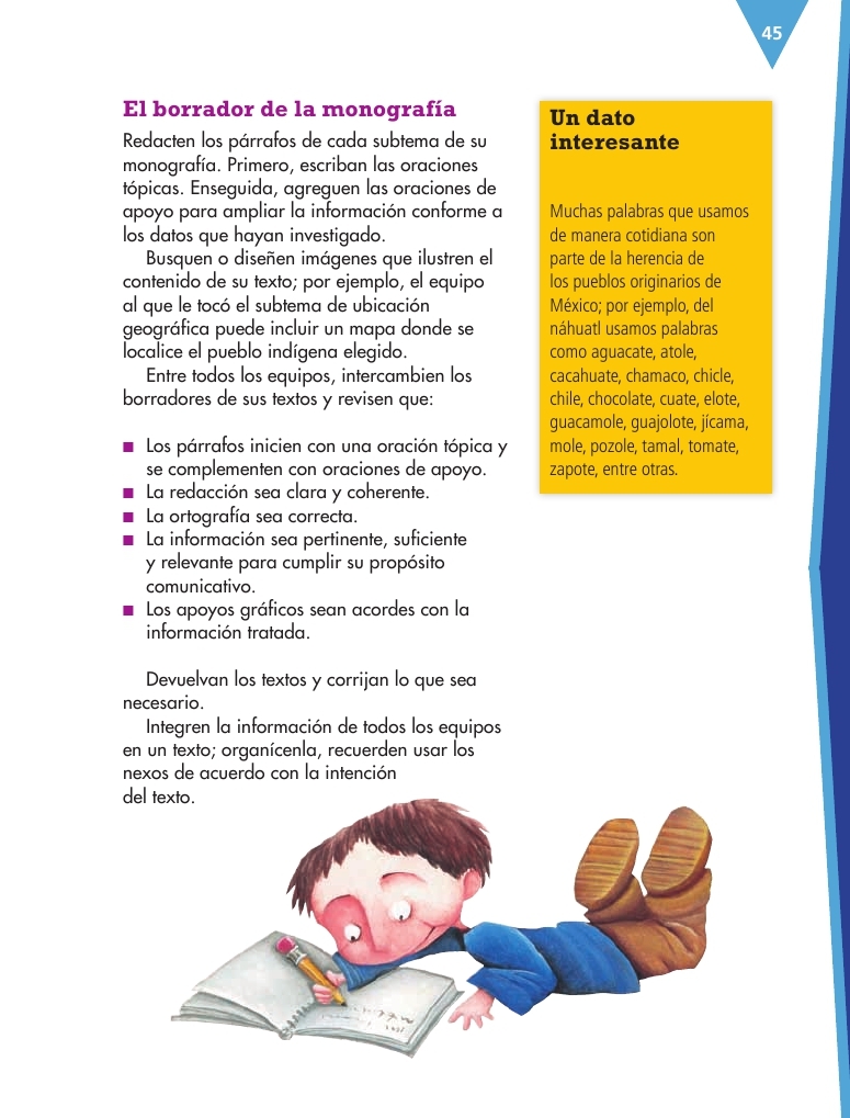 Elaborar un texto monográfico sobre pueblos originarios de México