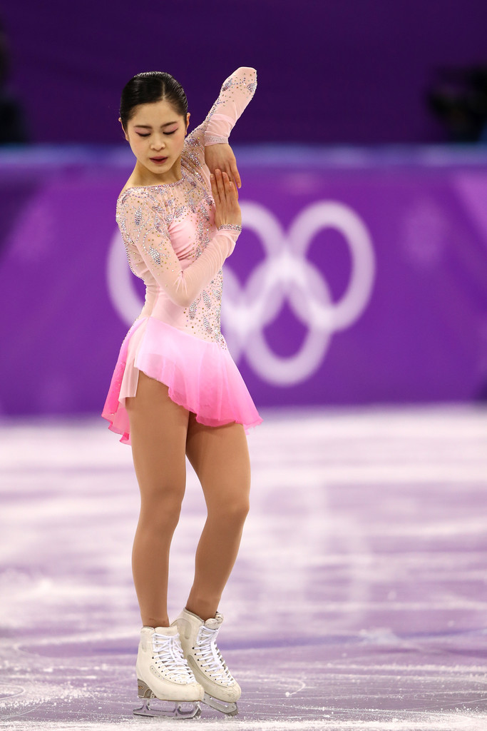 Ice Skating Dress Long Sleeves Sweet Heart Neckline 