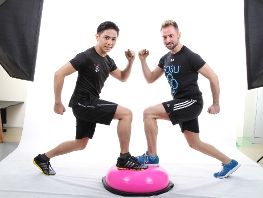 RUNNING WITH PASSION: Press Release: Doing CHARITY with Pink BOSU