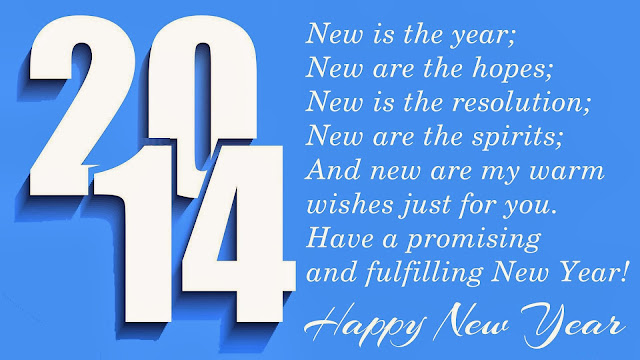 Happy New Year Wishes 2014 Calendar Wallpaper With Greetings And Messages