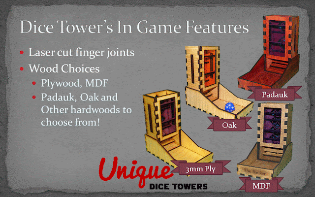 Unique Dice Towers