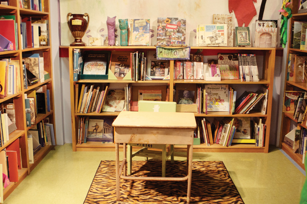 the employee lounge: reading reptile