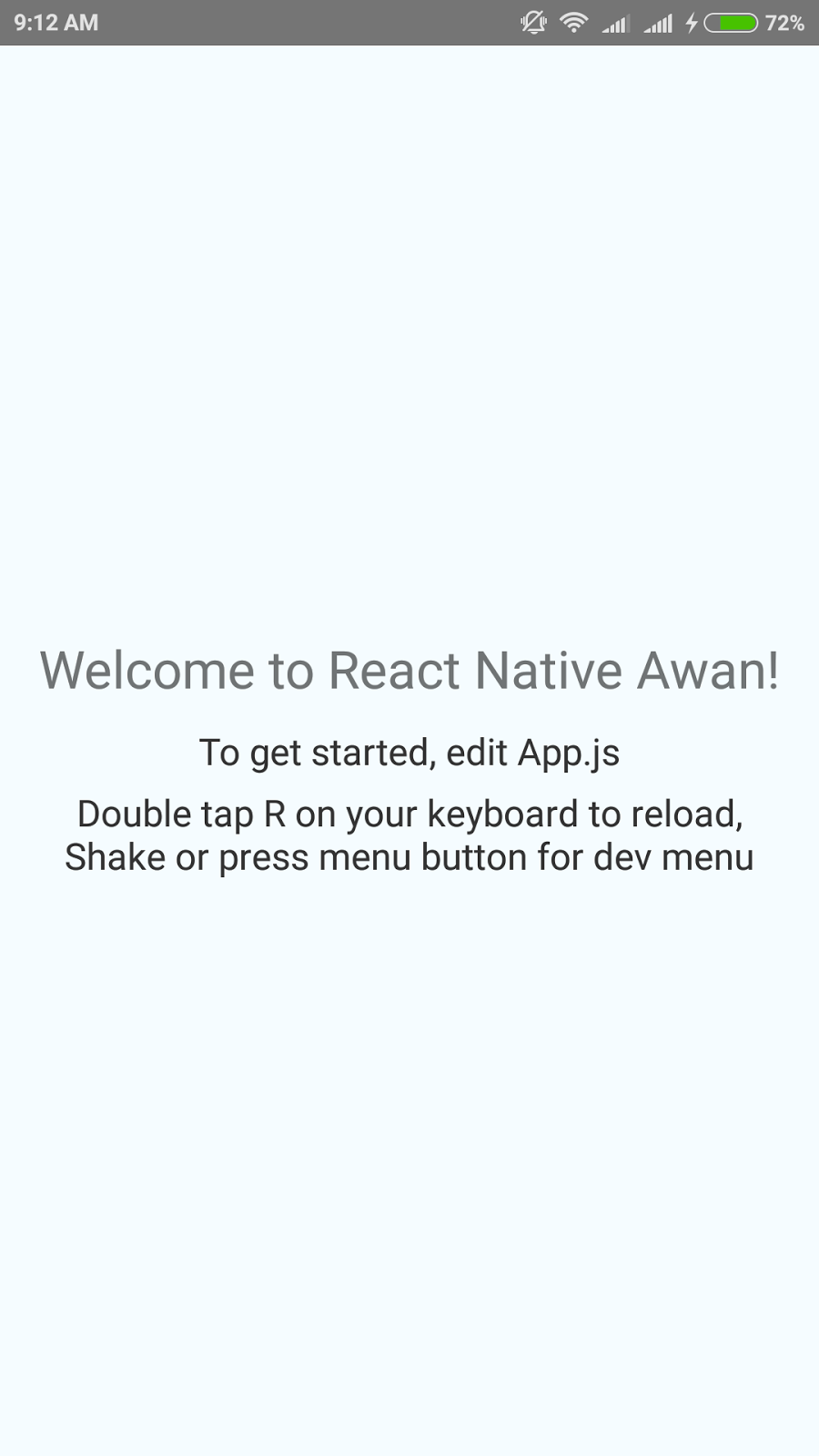 react native android studio setup windows