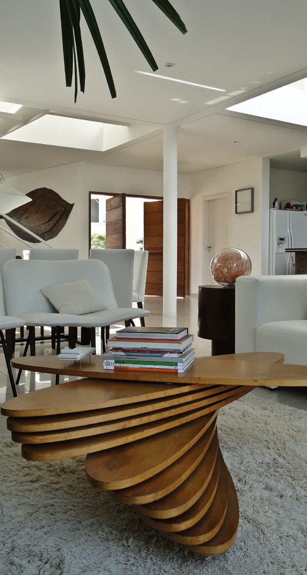 Residencia Moderna en Brasil definida por la Simetría de Arquitectura