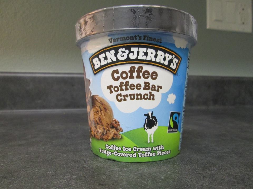 David's Ice Cream Reviews Ben & Jerry's Coffee Toffee Bar Crunch