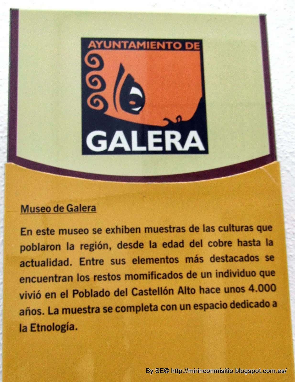 Mi Bitacora De Historia Museo de Galera