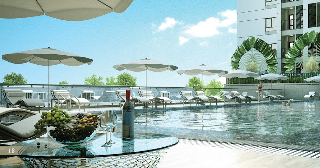 Bể bơi bốn mùa tại chung cư Royal Park Bể bơi bốn mùa tại chung cư Royal Park