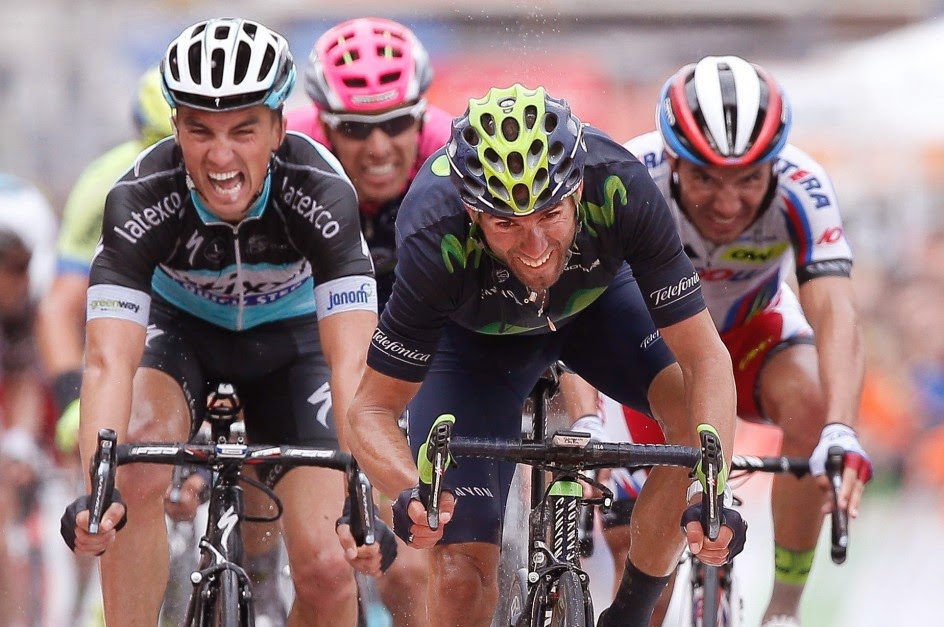 Alejandro Valverde última su puesta a punto en la Vuelta a Castilla y León