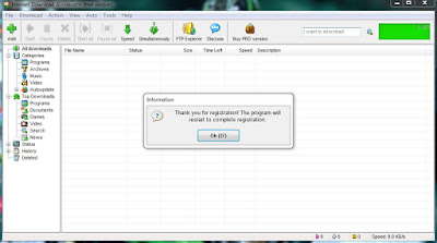 Screenshot of Internet Download Accelerator