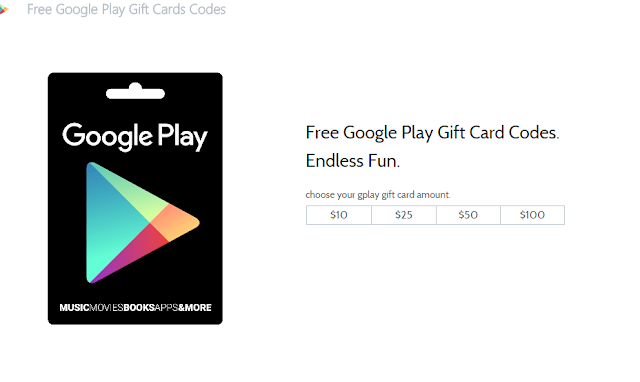Free Google Play Credit Codes