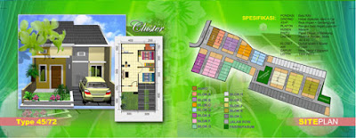 Belajar menggambar: BROSUR PERUMAHAN