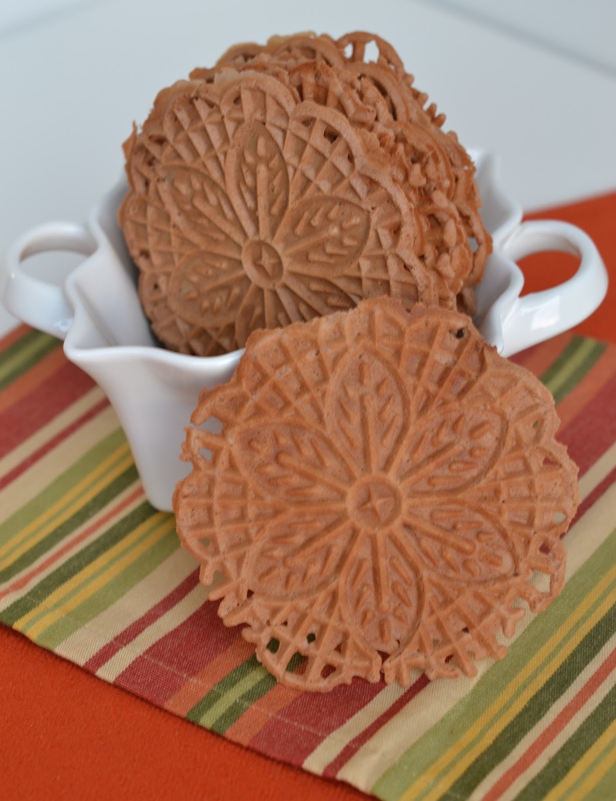 bonbons & biscotti Nutella Pizzelles