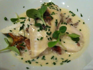 Fabulour fish dish at Auberge de Port Vallieres