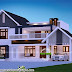 Mixed roof beautiful 4 BHK house design