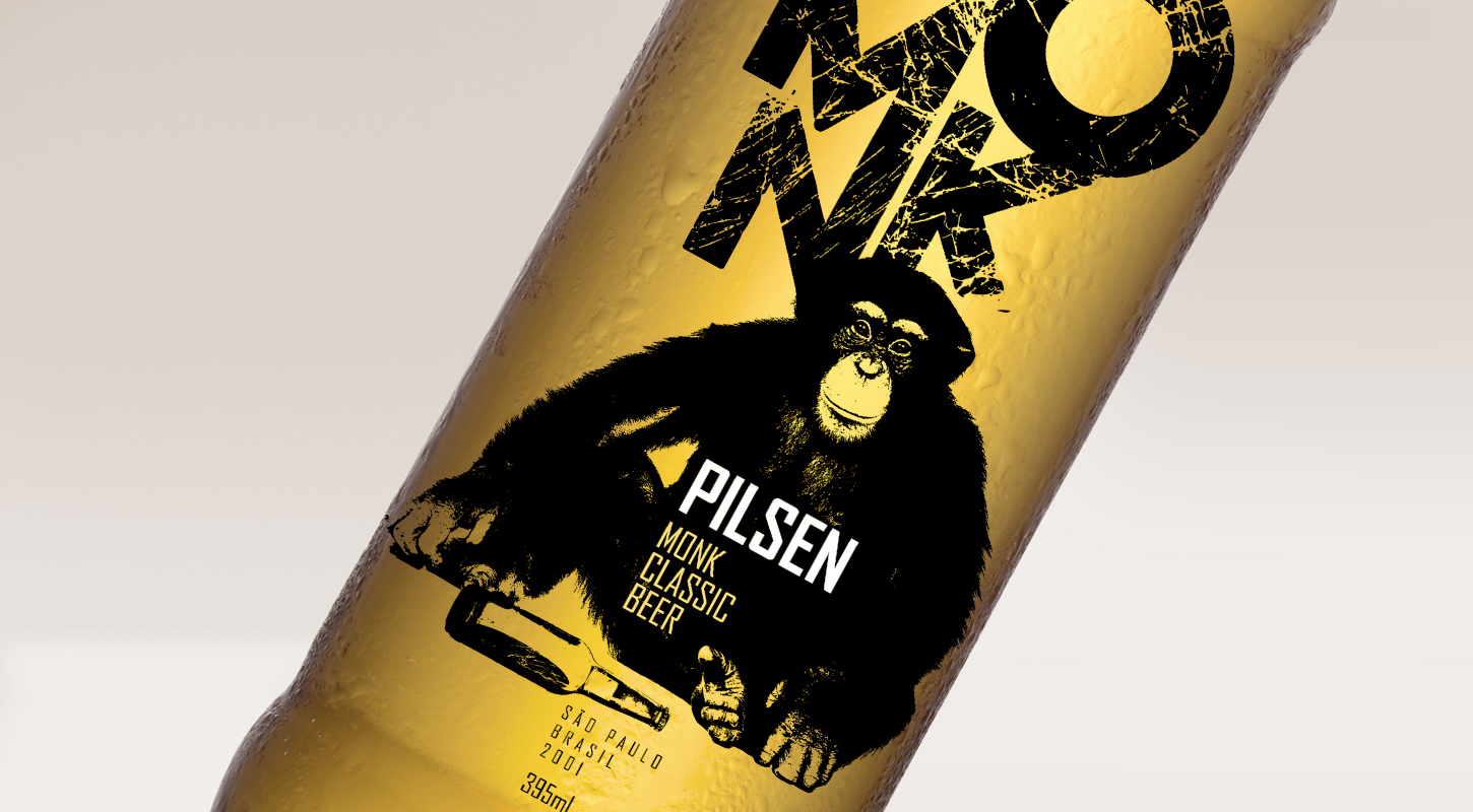 Monk Classic Beer (Concept) on Packaging of the World Creative