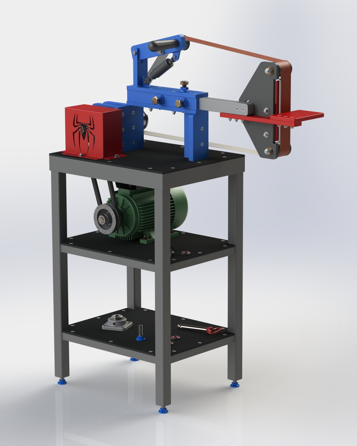 Knife Belt Grinder Download free 3D cad models 100089