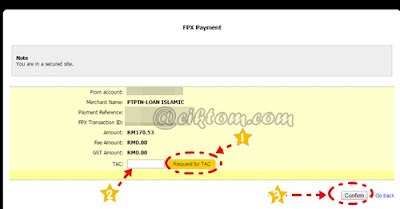 Cara Bayar Balik Pinjaman PTPTN Melalui FPX 7