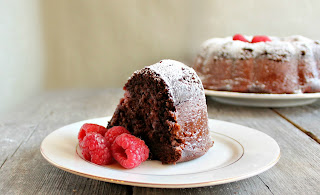 Chocolate Raspberry Swirl Bundt Cake