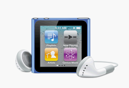 di iPod nano � touchscreen
