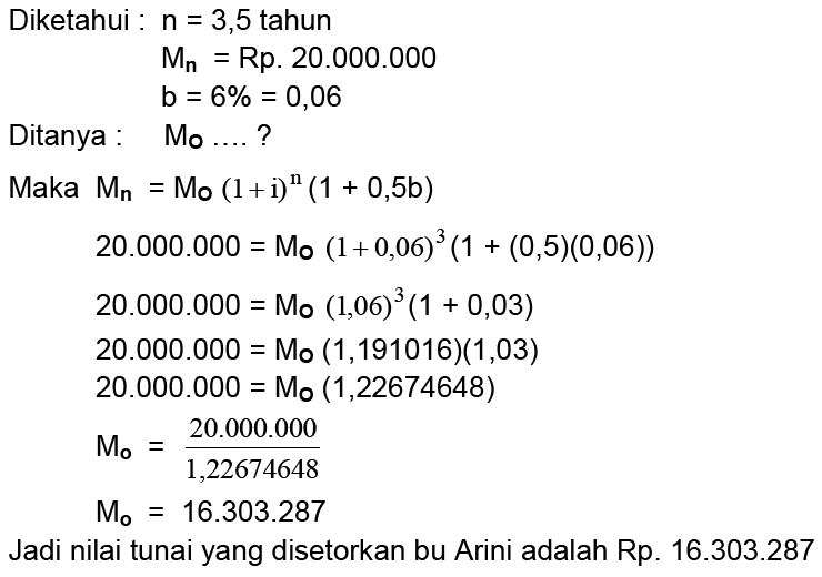 Konsep 20 Rumus Bunga
