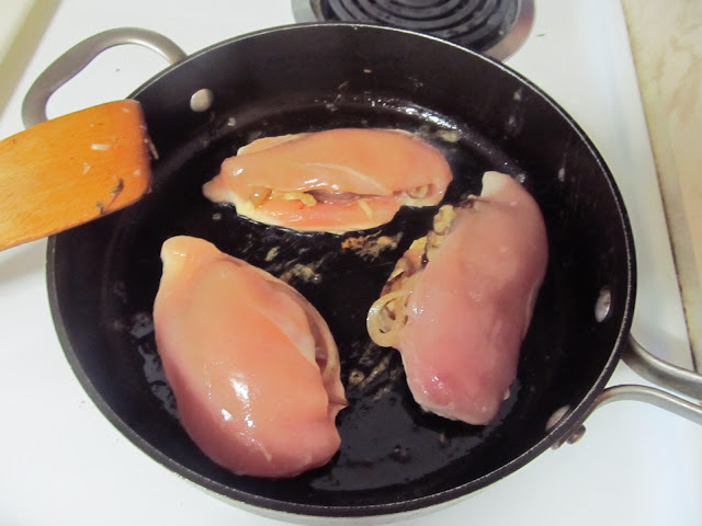 Making Stuffed Chicken Breasts - delicious and easy