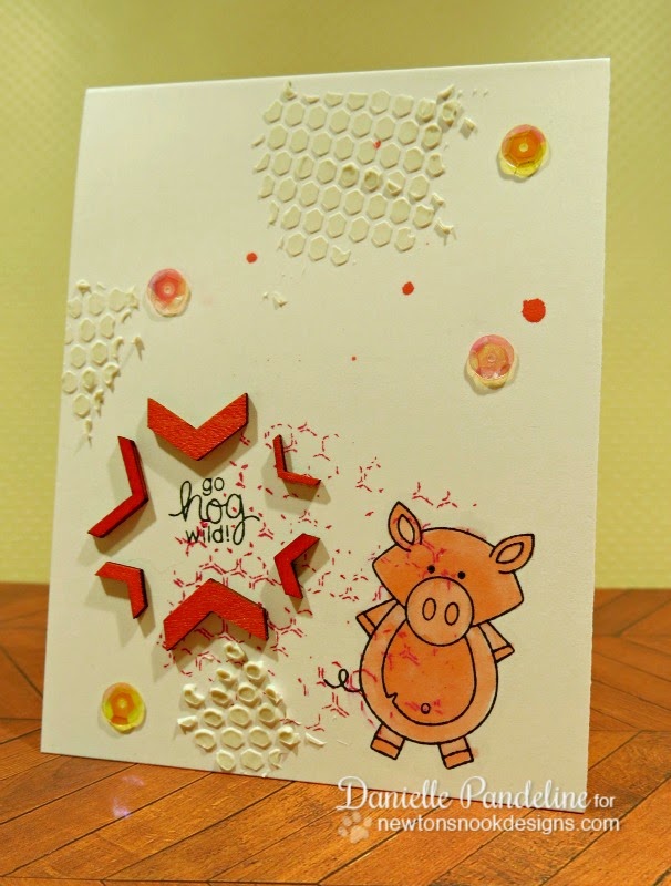 Farmyard Friends Card | featuring Newton's Nook Designs Stamps | Created By Danielle Pandeline
