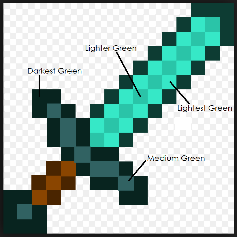 green sword minecraft