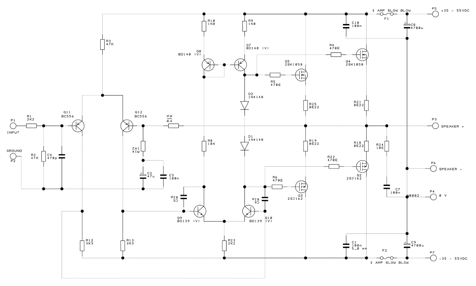 RO ELECTRONICA: Amplificator 300W RMS cu Mosfet l15 30 wiring three phase diagram 