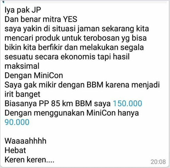 PELUANG USAHA MINICON, PUSAT DISTRIBUTOR MINICON MAGIC