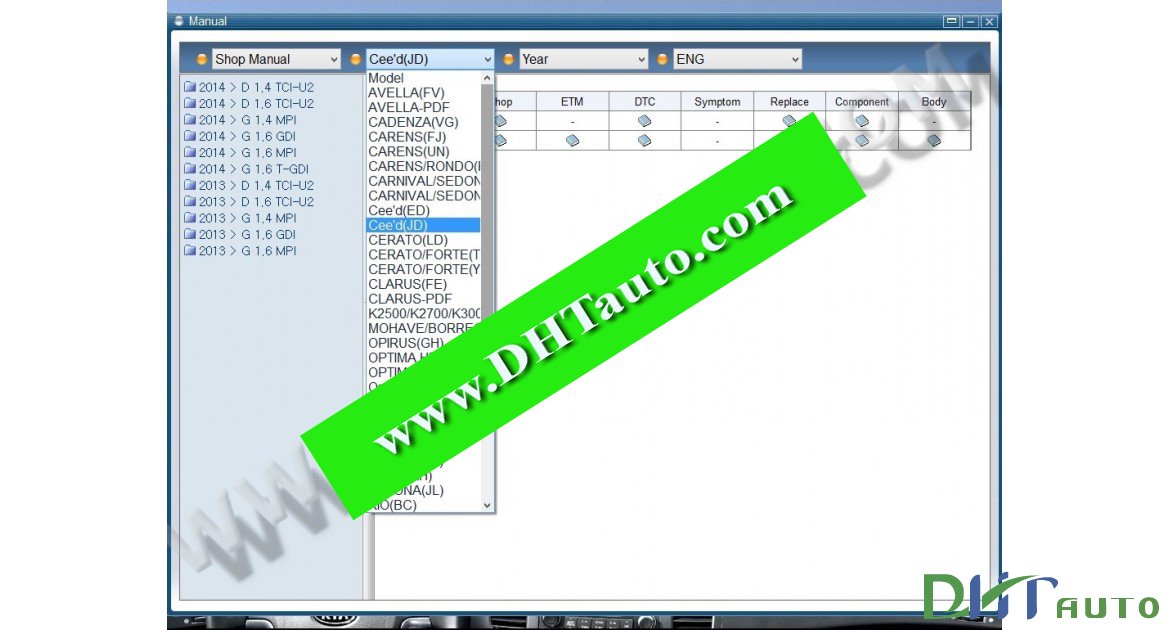 KIA GDS SERVICE & REPAIR INFORMATION [2016] Automotive Library