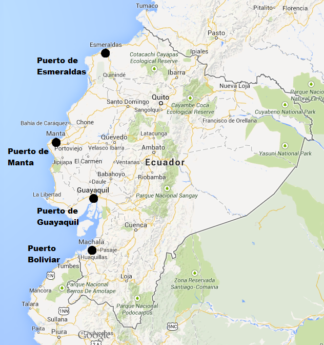 Puertos del Ecuador