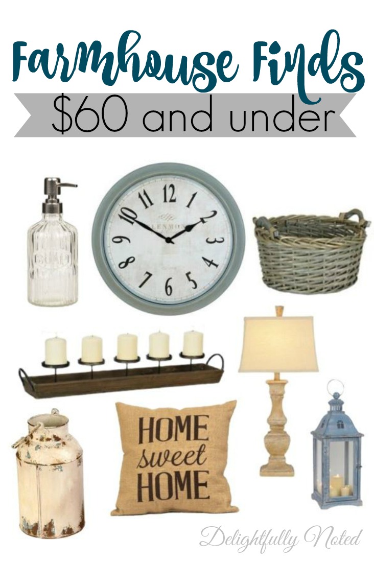 Best Farmhouse Finds for Under 60 Delightfully Noted