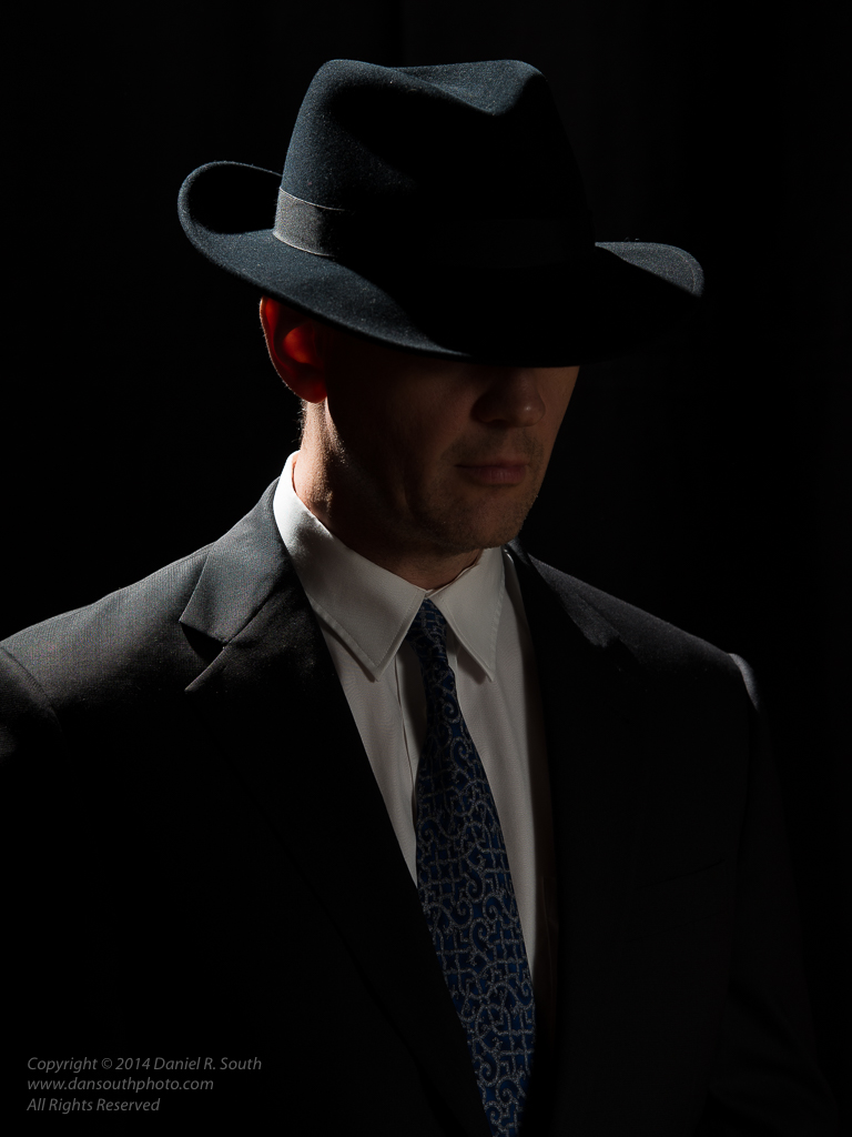 photo dramatic lighting film noir portrait male