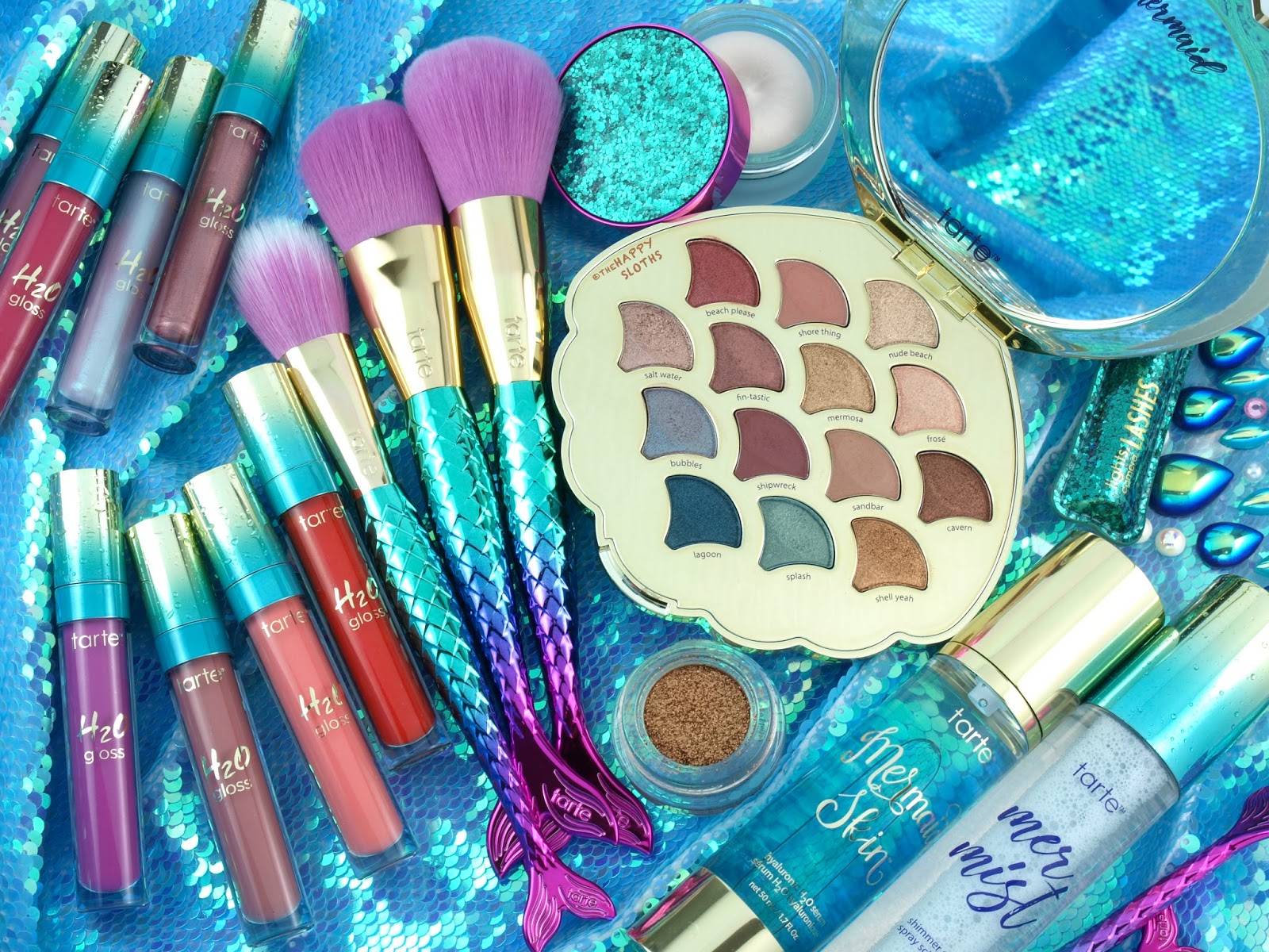 Tarte Summer 2018 Mermaid Collection Review and Swatches The Happy