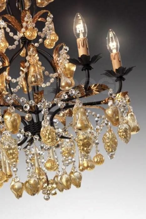 Lucicastiglione fabbrica lampadari Lampadari decorati a mano con pendenti in vetro di Murano -> Lampadari Moderni Con Pendenti Lucicastiglione fabbrica lampadari Lampadari decorati a mano con pendenti in vetro di Murano -> Lampadari Moderni Con Pendenti