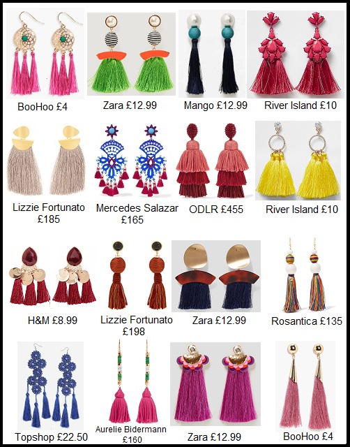 PhillippaLovesDesign Shop Now Tassel Earrings