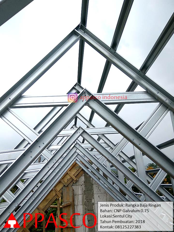 Rangka Atap Baja Ringan CNP di Sentul City Rangka Atap 