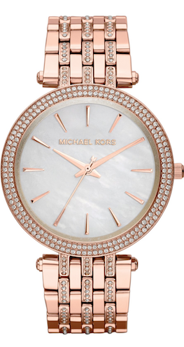  Michael Kors 'Darci' Crystal Bezel Bracelet Watch, 39mm