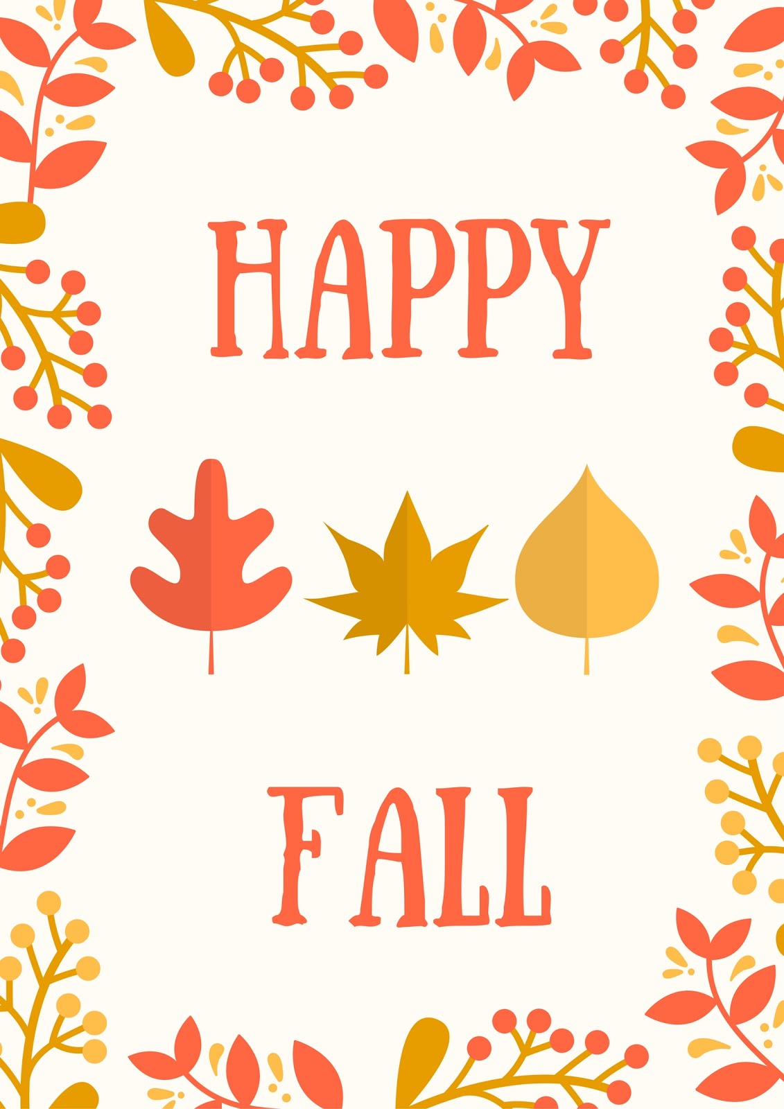Happy Fall Free Printables Happy Fall Free Printables