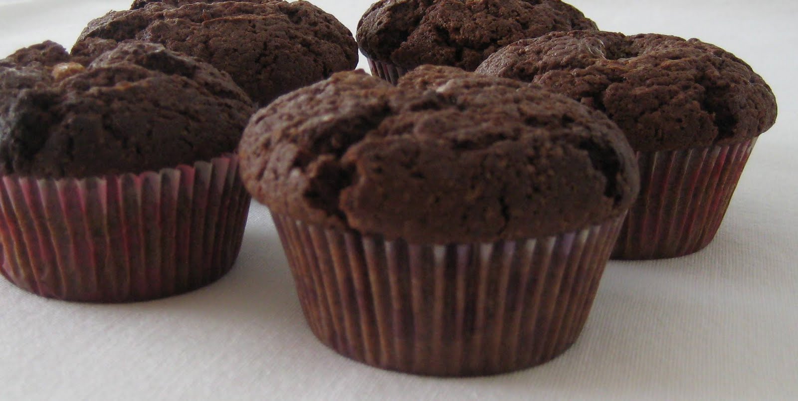 Acre e Doce Muffins de chocolate