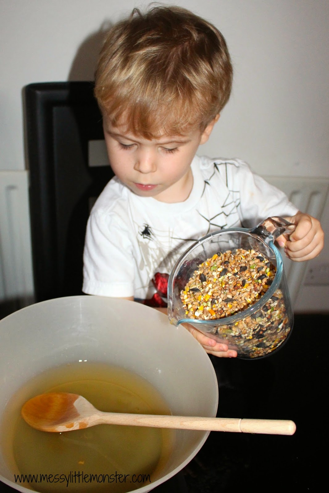 Homemade Bird Feeders easy diy bird feeders for kids to make Messy