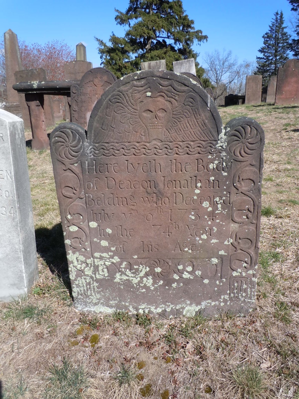 Life From The Roots Tombstone Tuesday Belden of Wethersfield, CT d
