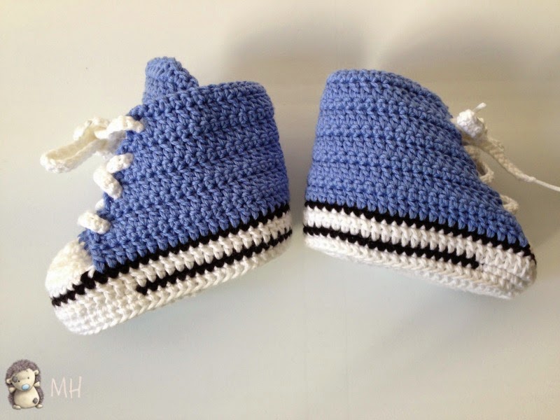Converse a crochet para bebé