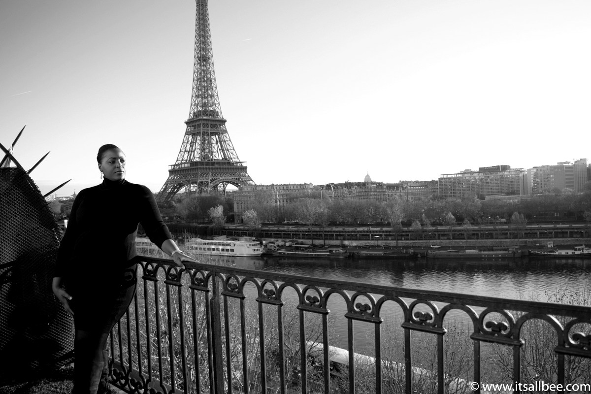 Paris Noir | Paris Street Views | Paris Apartment with a view of Eiffel tower