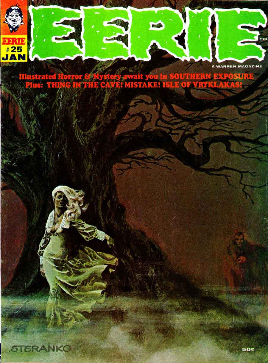 Eerie magazine #25, 1970 - Jim Steranko cover art