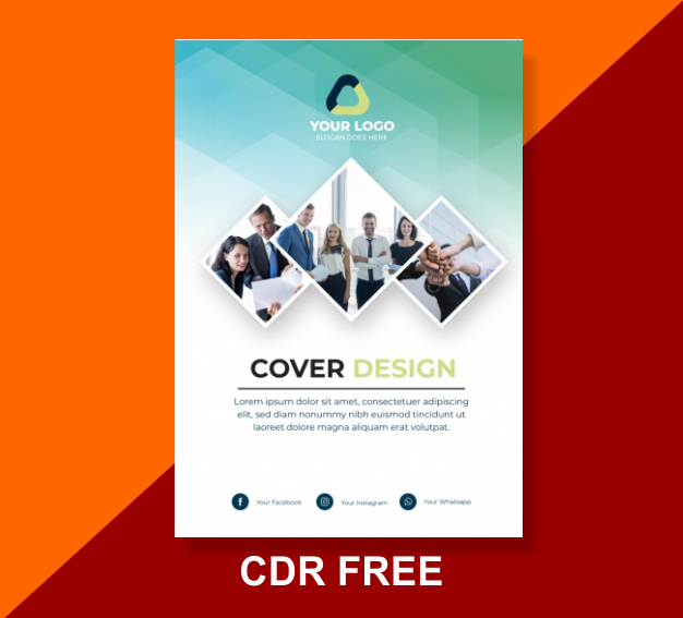 Cover Laporan Kerja CDR FREE Guru Corel