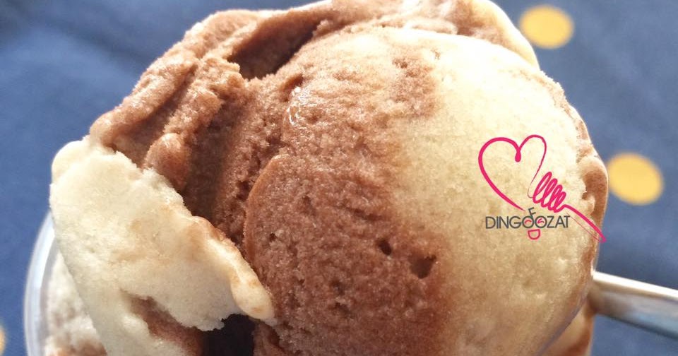 Miki's Food Archives Chocolate & Vanilla Ice Cream No Churn/ No