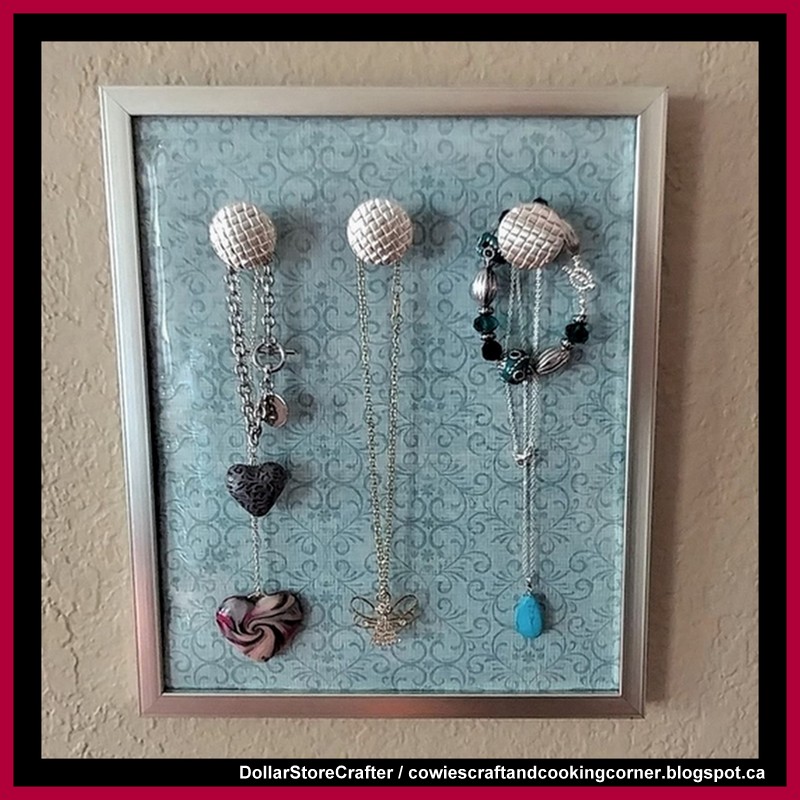 Dollar Store Crafter Jewelry Display And Organizer (Dollar Tree Crafts)
